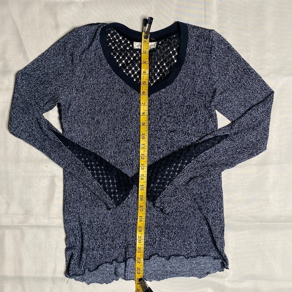 Scrapbook Black And Gray V-neck Sweater - Picture 8 of 12